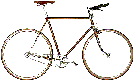 Ein Fixed Gear Fahrrad von Sheldon Brown
